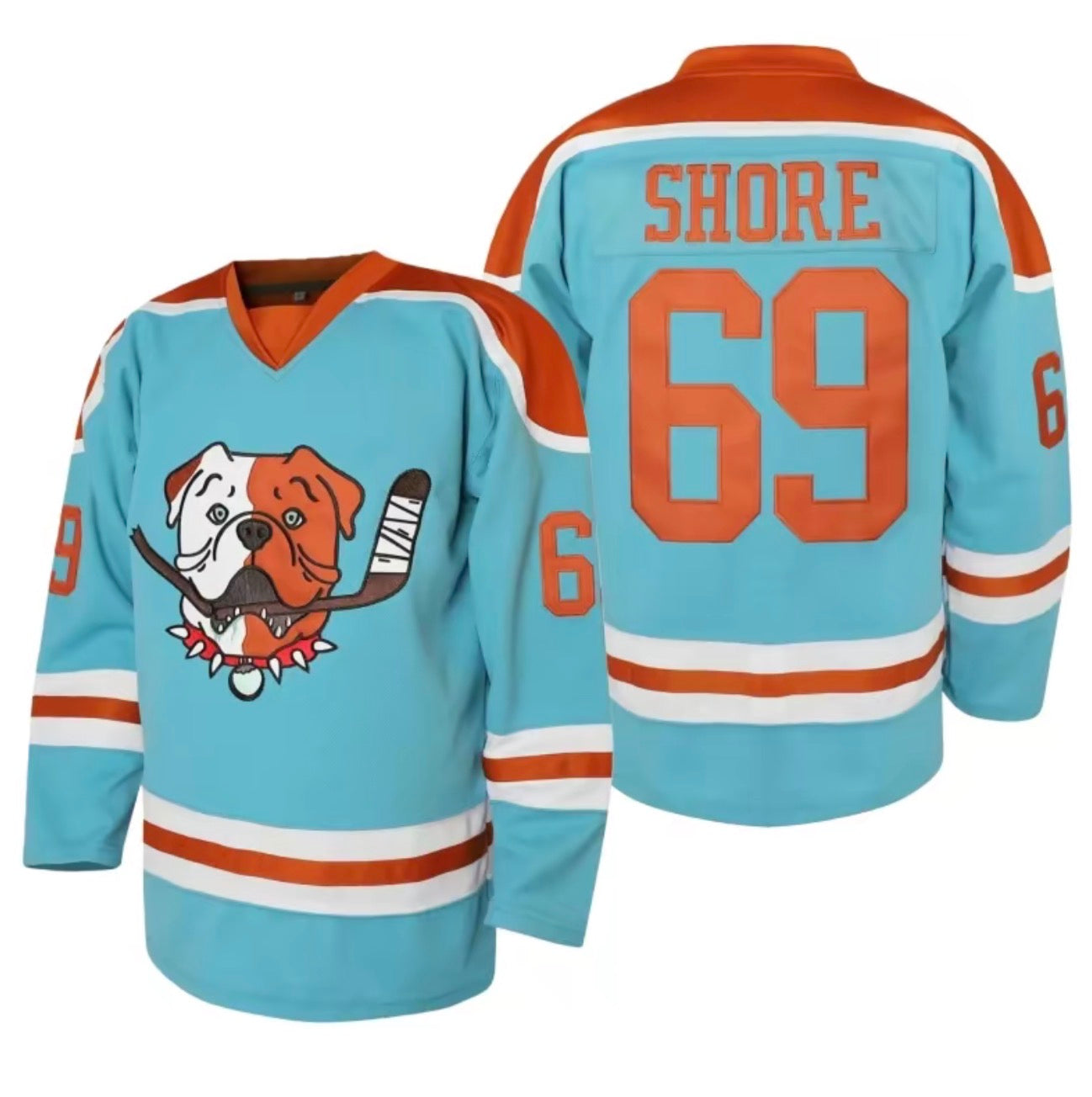 Shore #69 Sudbury Blueberry Bulldogs Hockey Jersey