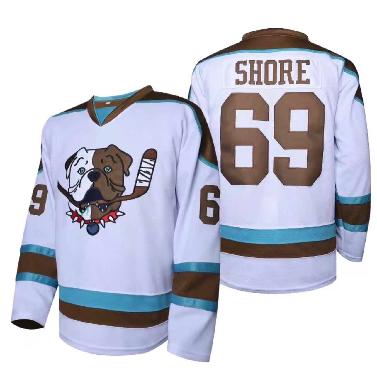 Shore #69 Sudbury Blueberry Bulldogs Hockey Jersey
