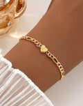 Amore Initial Heart Bracelet