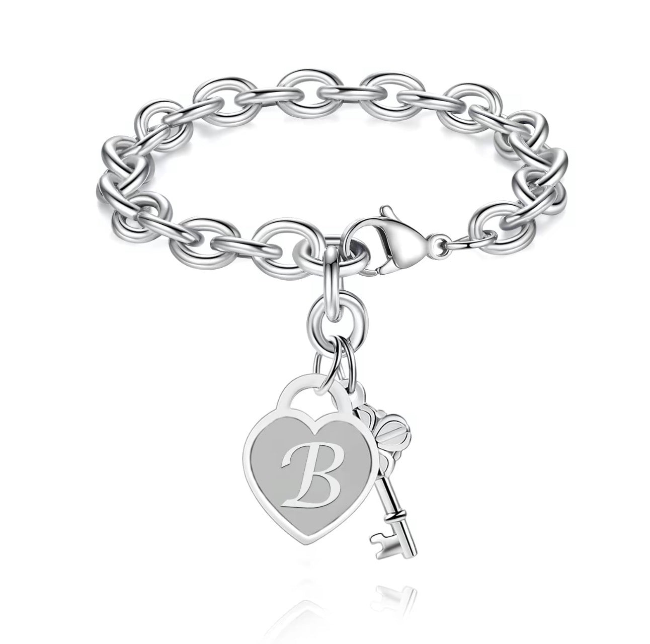 Amore Heart Letter Bracelet